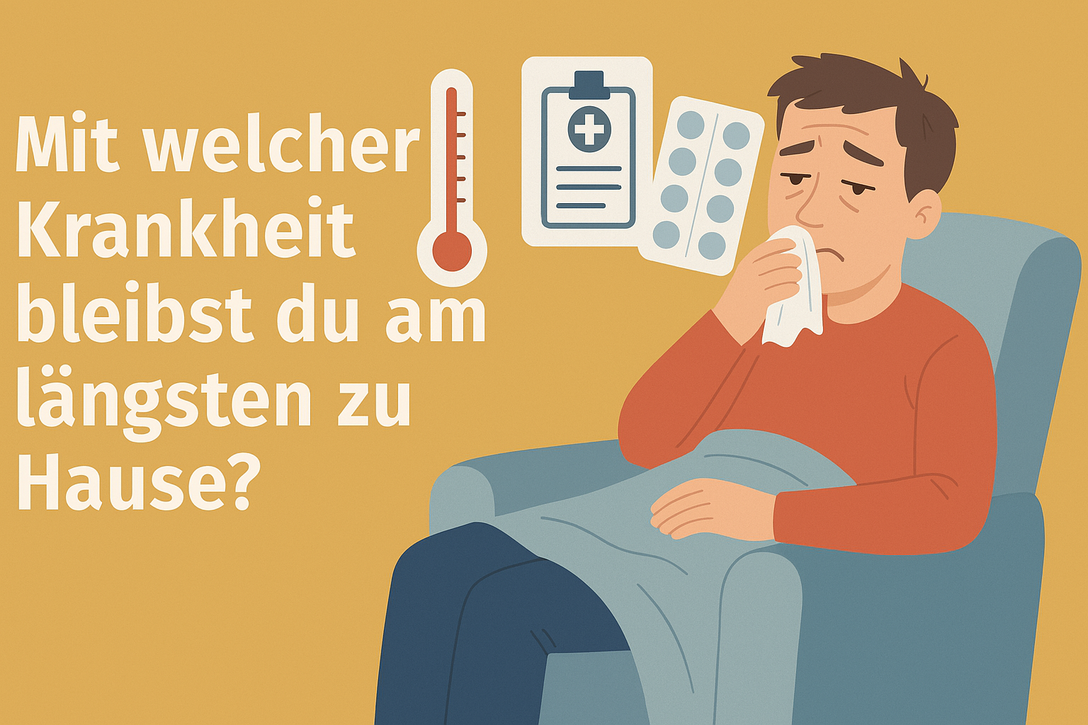 Du betrachtest gerade Wie du am längsten krankgeschrieben wirst – die inoffizielle Ehrenliste der Blaumacher